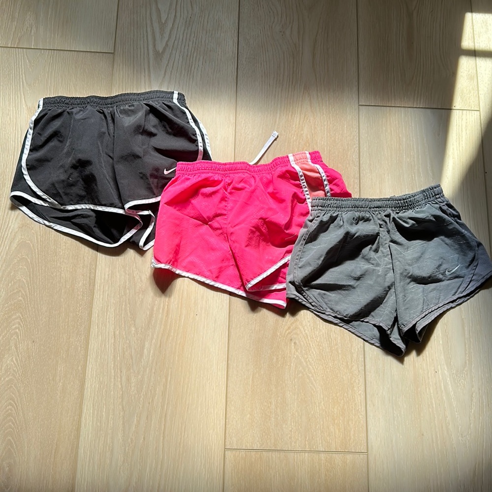3 set of Nike athletic shorts